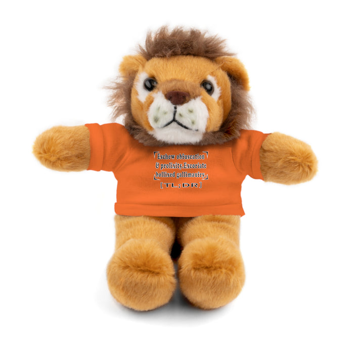 Eschew Obfuscation Stuffed Animal  - Small