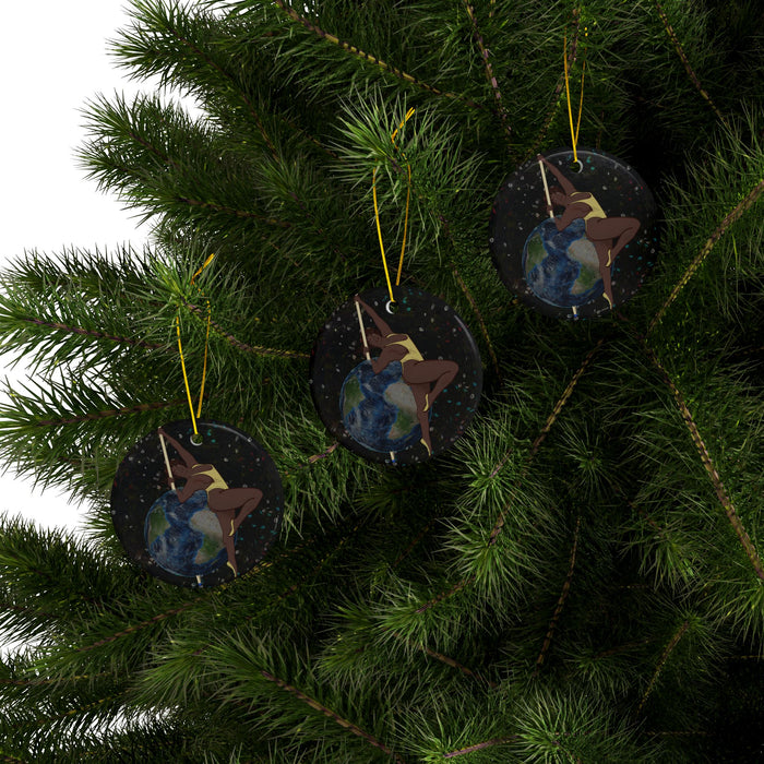 Another Day On the Poles Ceramic Ornament (1, 3, 5, or 10pcs  Sets