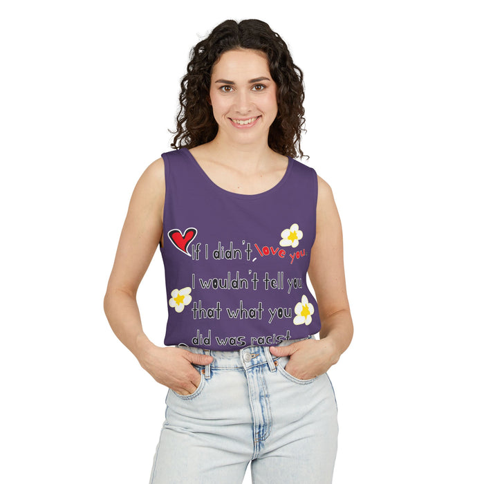 Love Wins (Anti-Racism) Cotton Tank Top