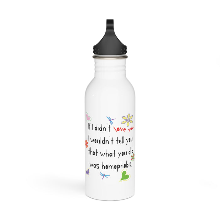 Love Wins | Anti - Homophobia Stainless Steel Water Bottle