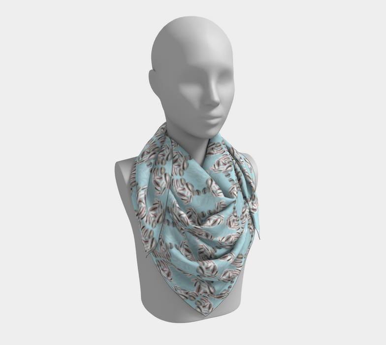 Truth Speaking Is Wealth Square Silk Scarf