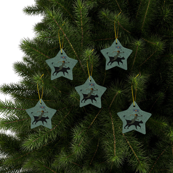 She Gives Ceramic Ornaments (1pc, 3pcs, 5pcs, 10pcs)