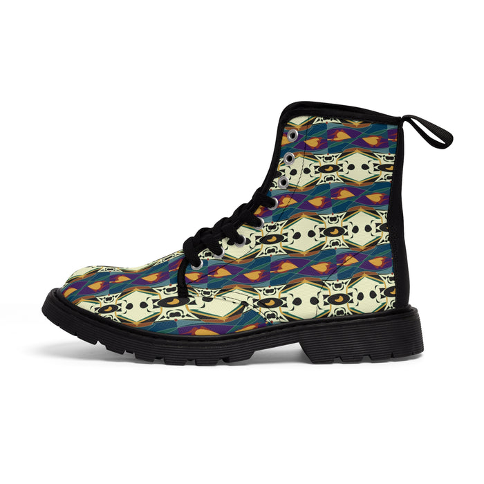 Spider Granma's Love Village Canvas Boots