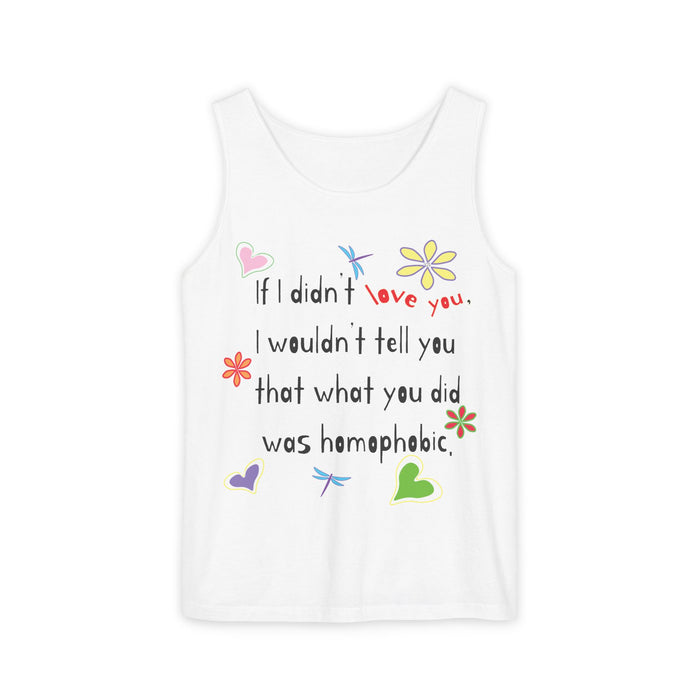 Love Wins (Anti-Homophobia) Cotton Tank Top