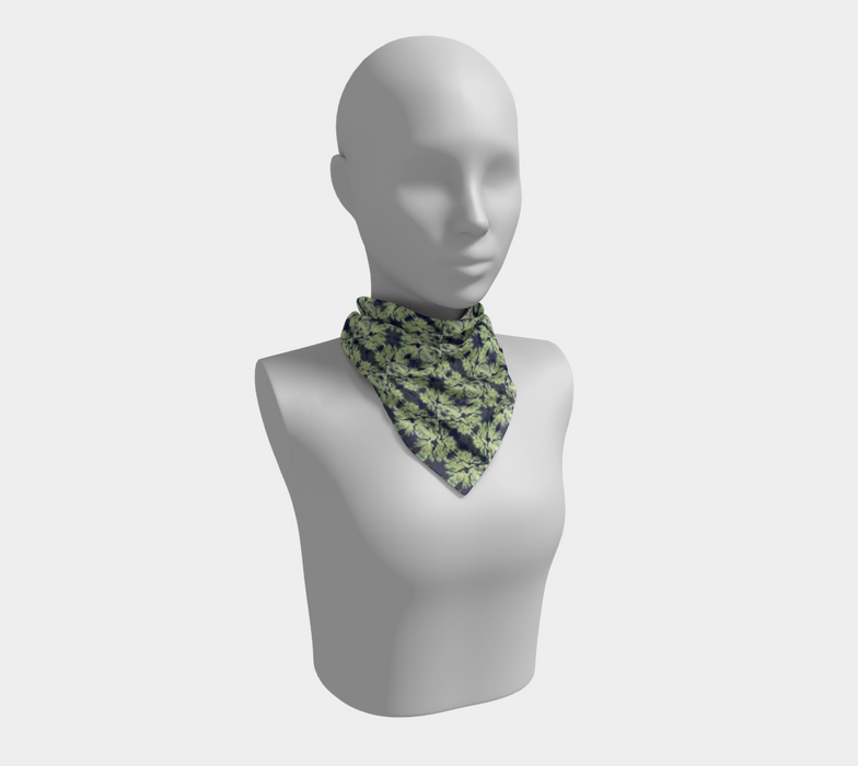 Lovin Lichen Square Silk Scarf