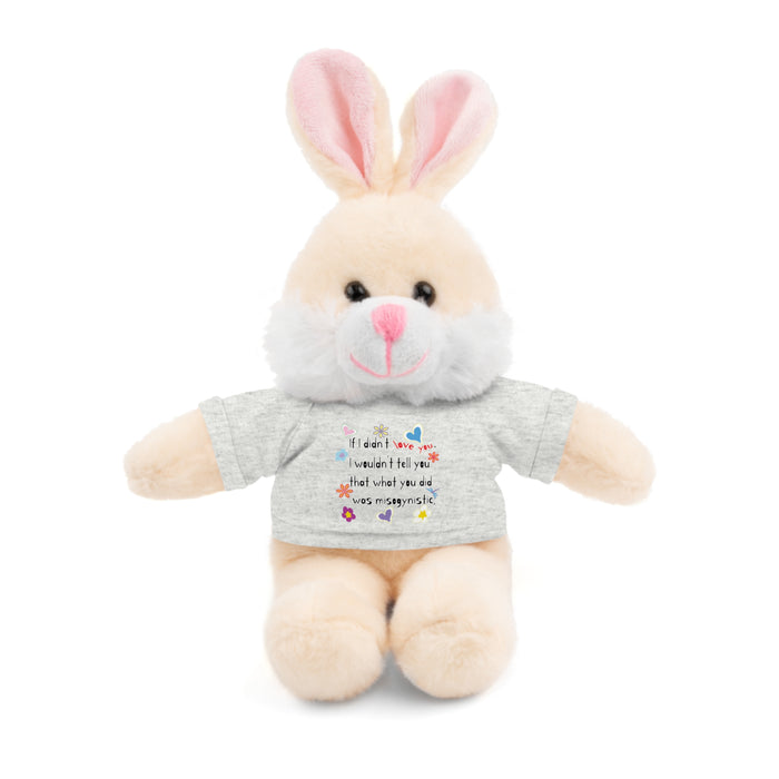 Love Wins (Anti-Misogyny) Stuffed Animal - Small