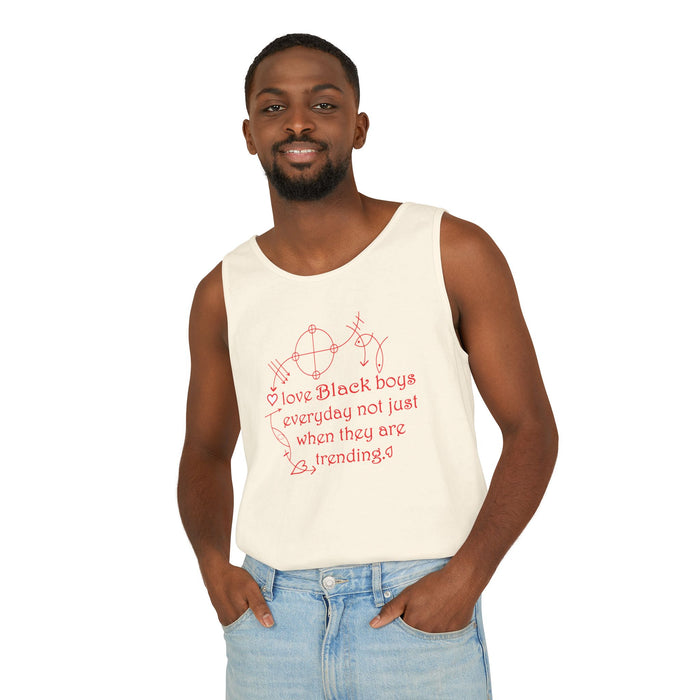 Love Black Boys Everyday... Cotton Tank Top