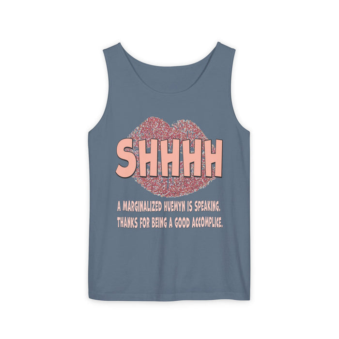 Shhhh Cotton Tank Top