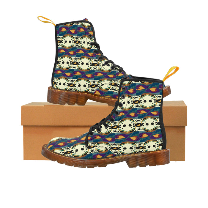 Spider Granma's Love Village Canvas Boots