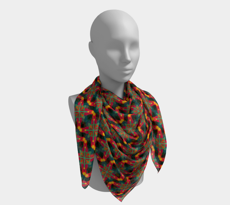 Spiritual Science Square Silk Scarf