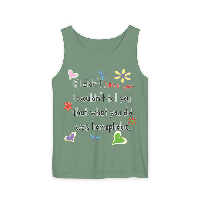 Love Wins (Anti-Homophobia) Cotton Tank Top