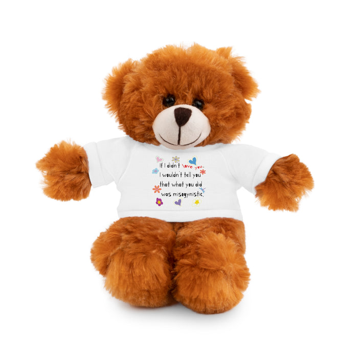 Love Wins (Anti-Misogyny) Stuffed Animal - Small