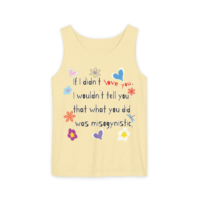 Love Wins (Anti-Misogyny) Cotton Tank Top