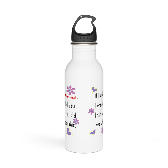 Love Wins | Anti-Transphobia Stainless Steel Water Bottle