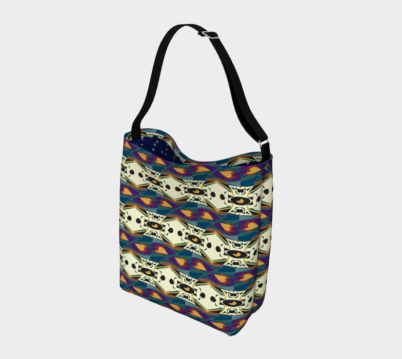 Spider Granma's Love Village Messenger Tote