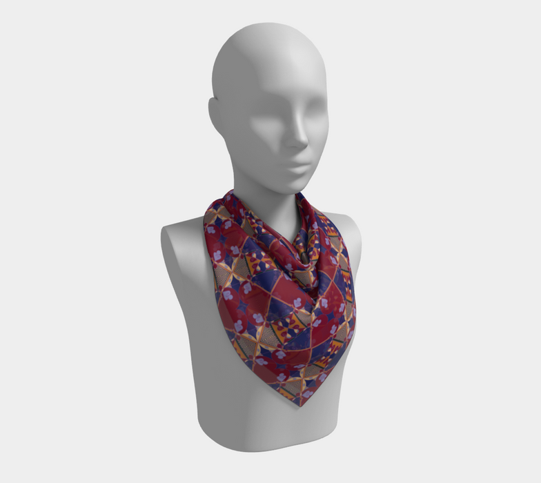 Ujamaa Square Silk Scarf