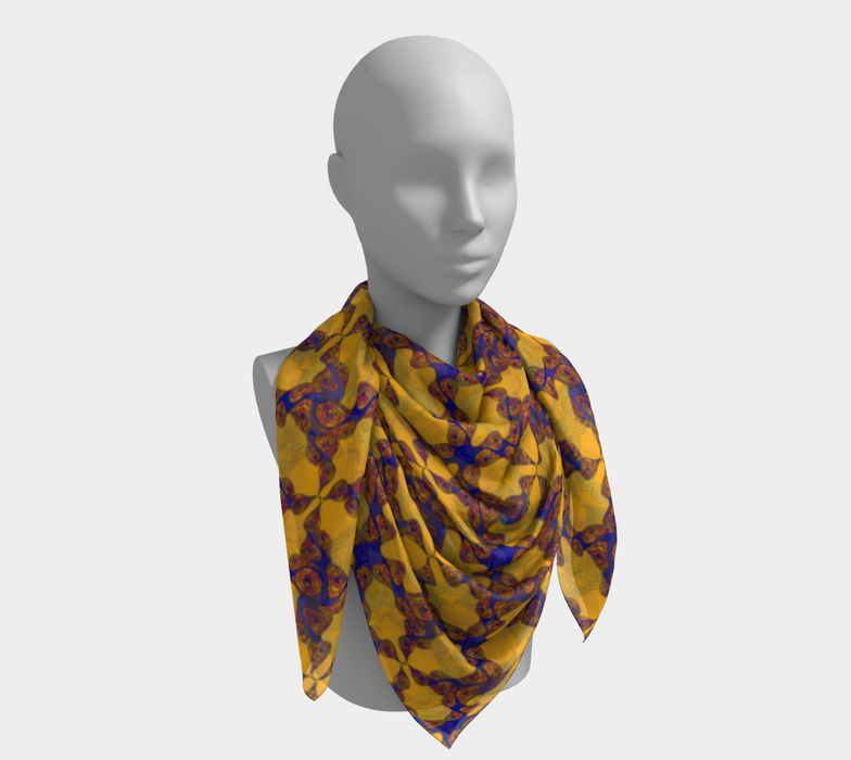 Hot Wata Square Silk Scarf