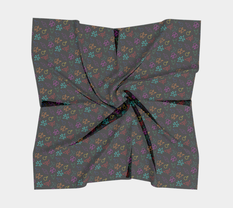 Come As You Are Square Silk Scarf