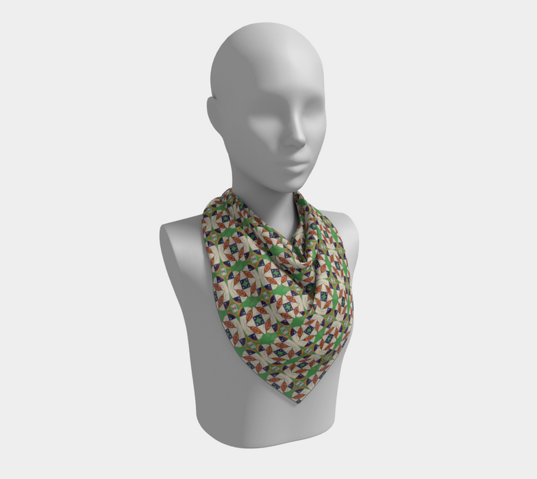 Umoja Square Silk Scarf