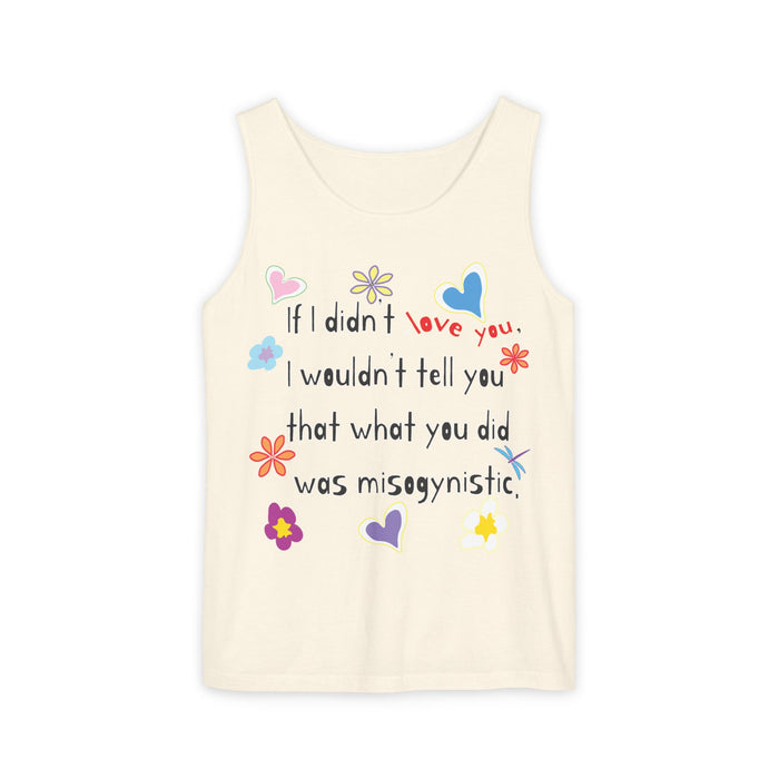 Love Wins (Anti-Misogyny) Cotton Tank Top