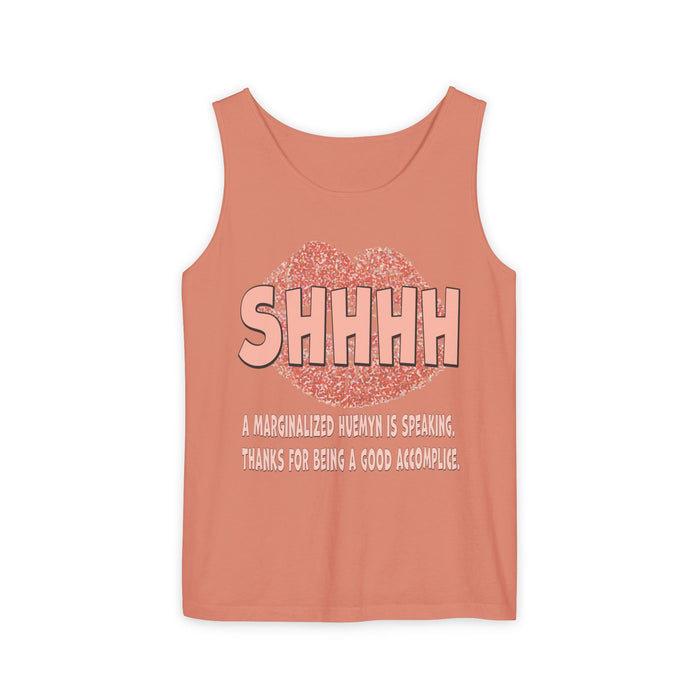 Shhhh Cotton Tank Top