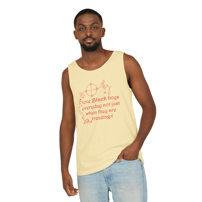 Love Black Boys Everyday... Cotton Tank Top