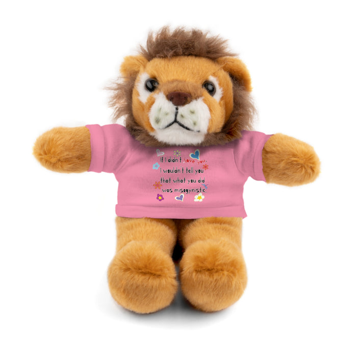 Love Wins (Anti-Misogyny) Stuffed Animal - Small