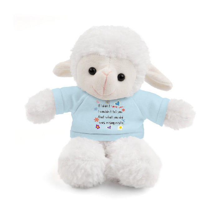 Love Wins (Anti-Misogyny) Stuffed Animal - Small