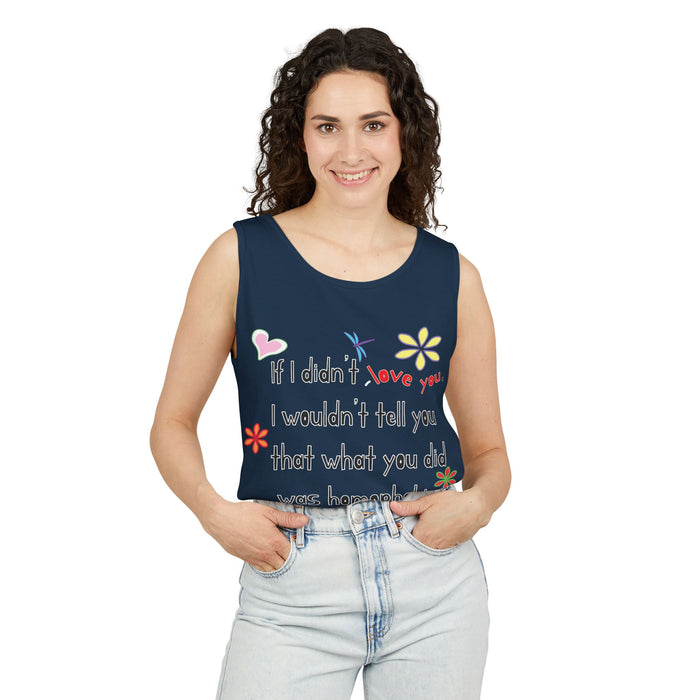 Love Wins (Anti-Homophobia) Cotton Tank Top