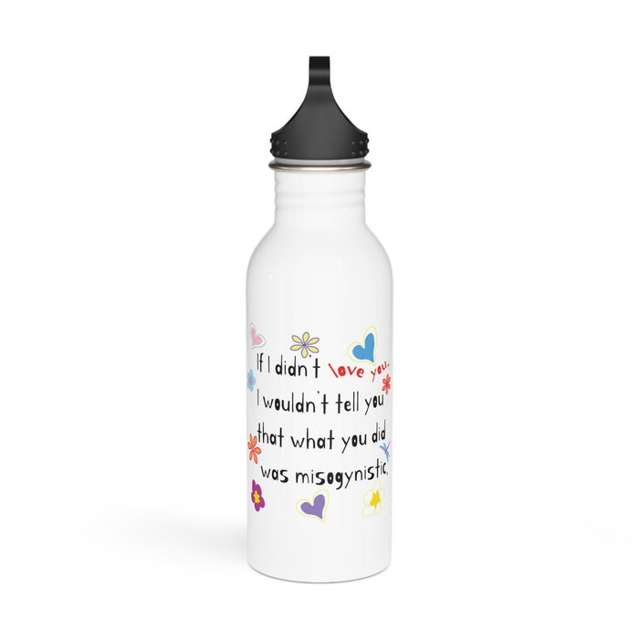 Love Wins | Anti- Misogyny Stainless Steel Water Bottle