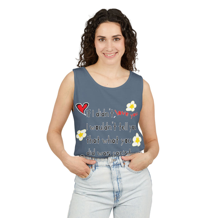 Love Wins (Anti-Racism) Cotton Tank Top