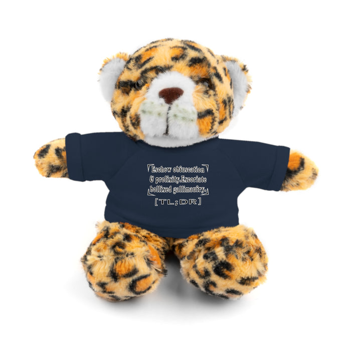 Eschew Obfuscation Stuffed Animal  - Small