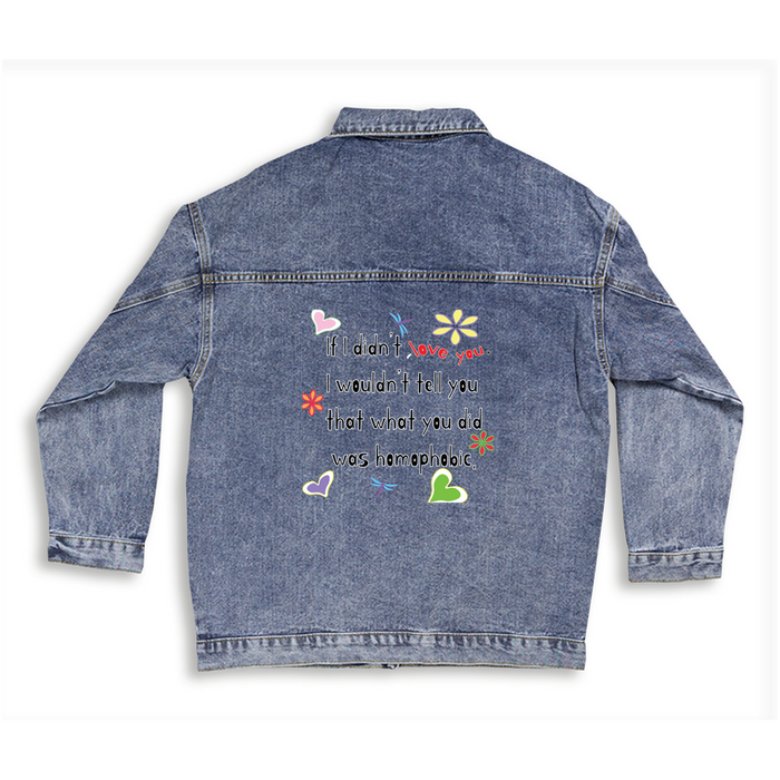 Love Wins (Anti-Homphobia) Denim Jacket