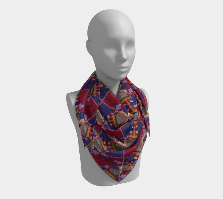 Ujamaa Square Silk Scarf