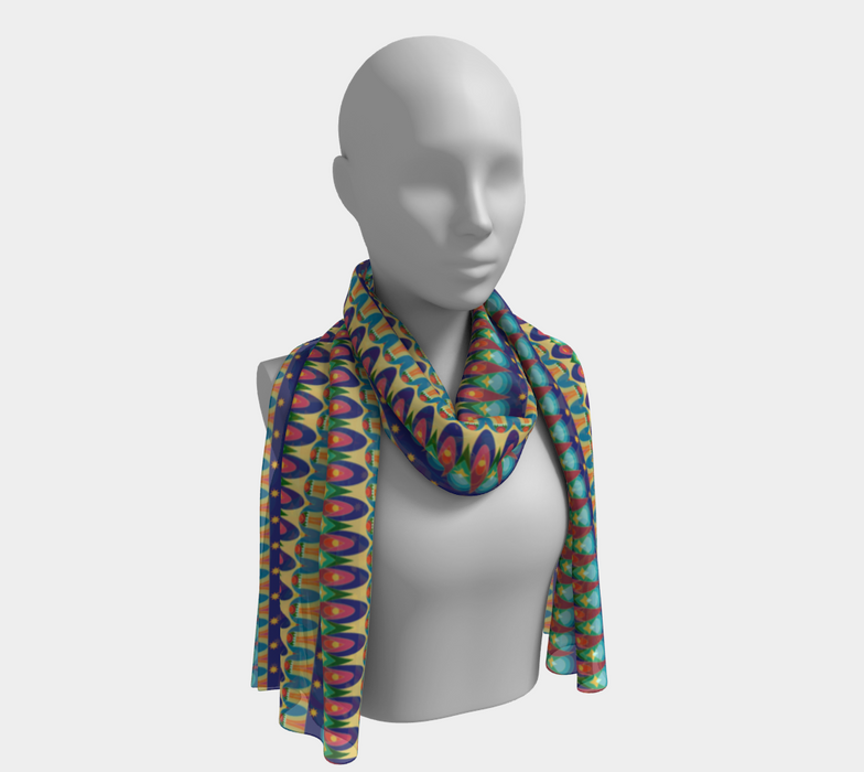 Our Sacred Temples Silk Scarf