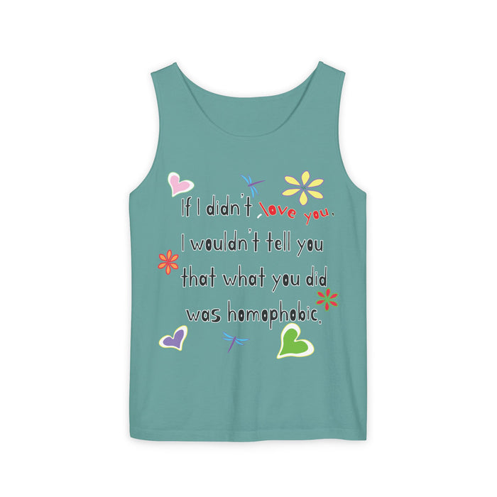 Love Wins (Anti-Homophobia) Cotton Tank Top