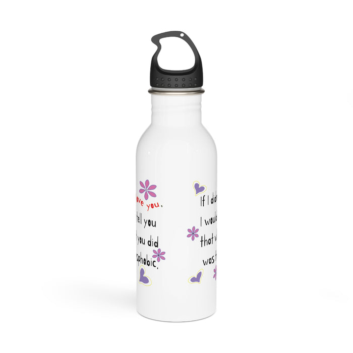 Love Wins | Anti-Transphobia Stainless Steel Water Bottle