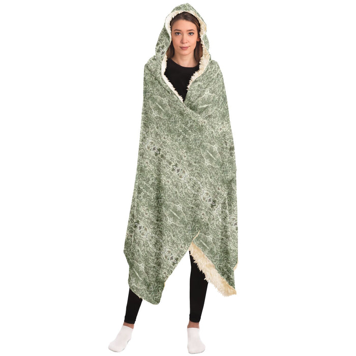 Spanish Moss Hooded Blanket