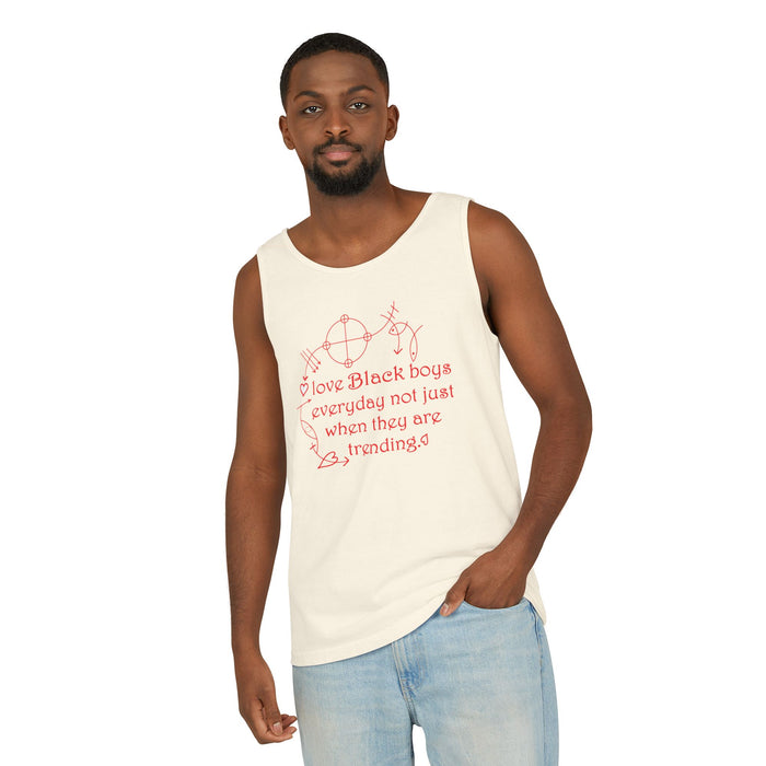 Love Black Boys Everyday... Cotton Tank Top