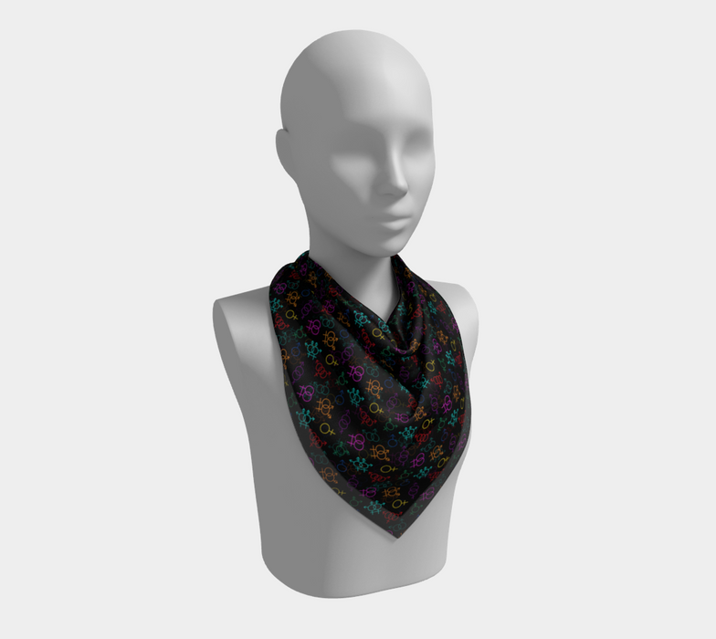 Come As You Are Square Silk Scarf