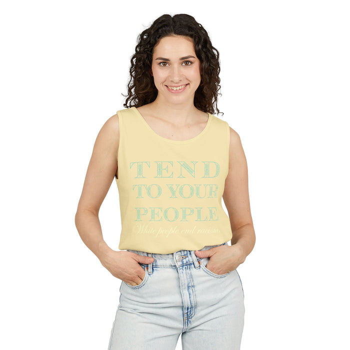 Tend To Your People Cotton Tank Top