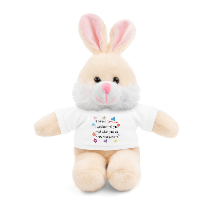 Love Wins (Anti-Misogyny) Stuffed Animal - Small