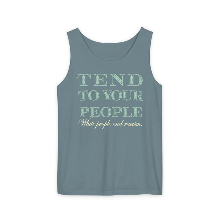 Tend To Your People Cotton Tank Top