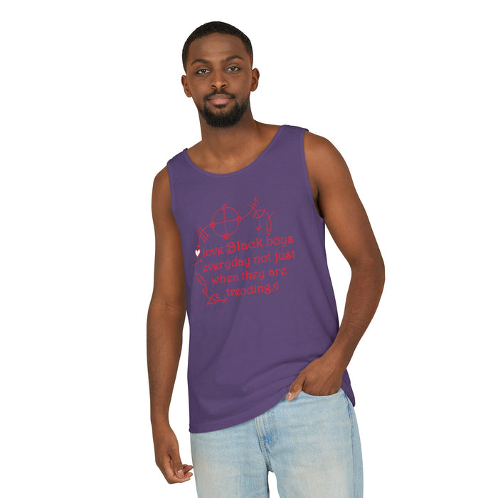 Love Black Boys Everyday... Cotton Tank Top