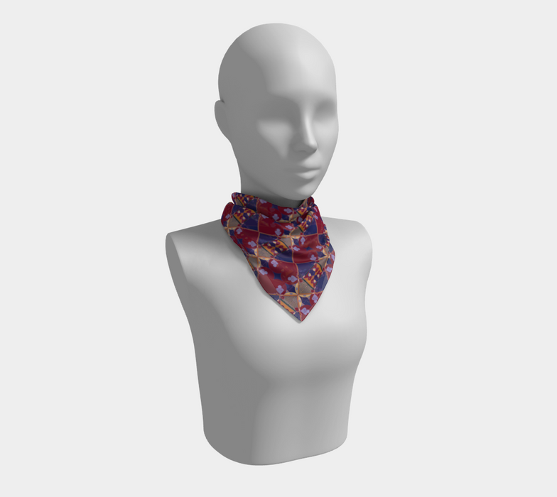 Ujamaa Square Silk Scarf