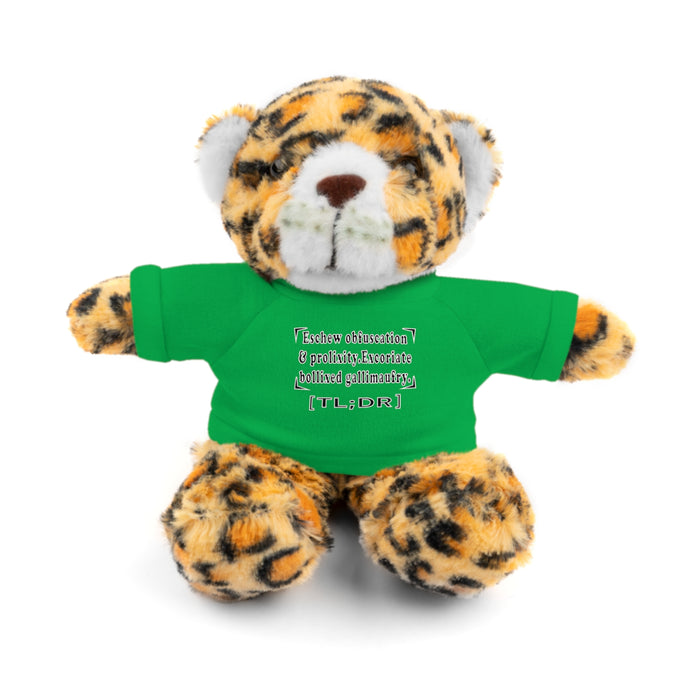 Eschew Obfuscation Stuffed Animal  - Small