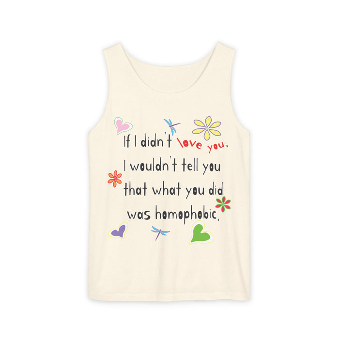 Love Wins (Anti-Homophobia) Cotton Tank Top