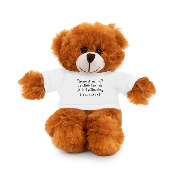 Eschew Obfuscation Stuffed Animal  - Small