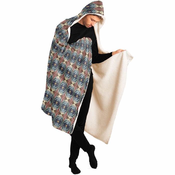 Exit The Cosmic Egg Hooded Blanket