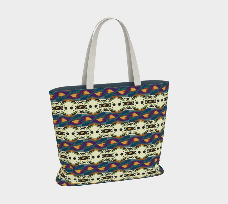 Spider Granma's Love Village Market Tote